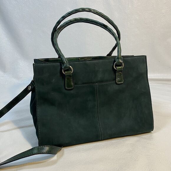 Patricia Nash Green Suede Bag - Picture 6 of 16